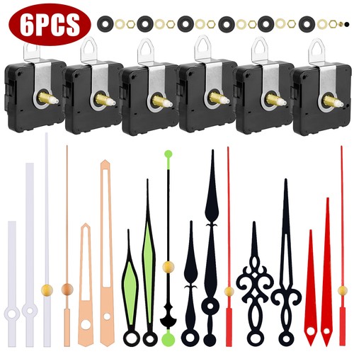 6pcs diy wall quartz clock - 6pcs,