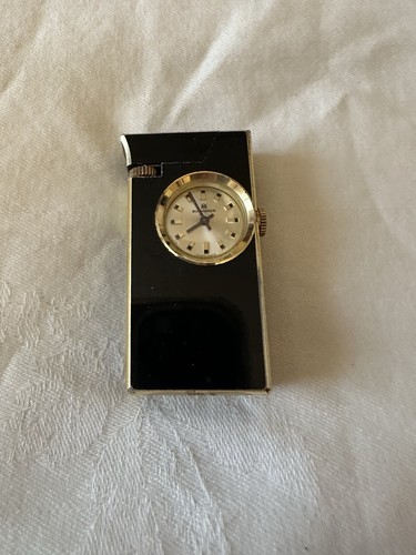 Vintage foska clock lighter - vintage,